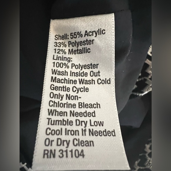 Cynthia Rowley Metallic Jacquard  A-line Sleeveless one piece overlay midi Sz 2 - Picture 7 of 10